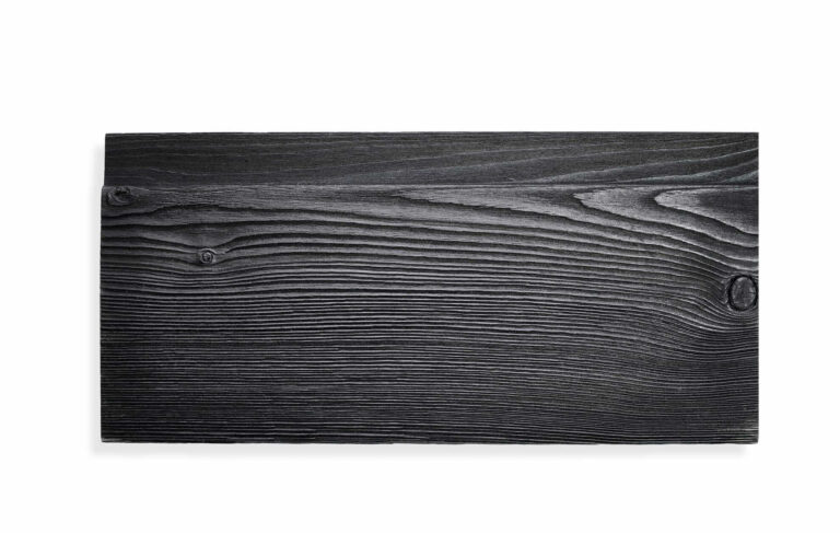 Siberian Larch Charred Timber Cladding Board – Dark Black - Image 2