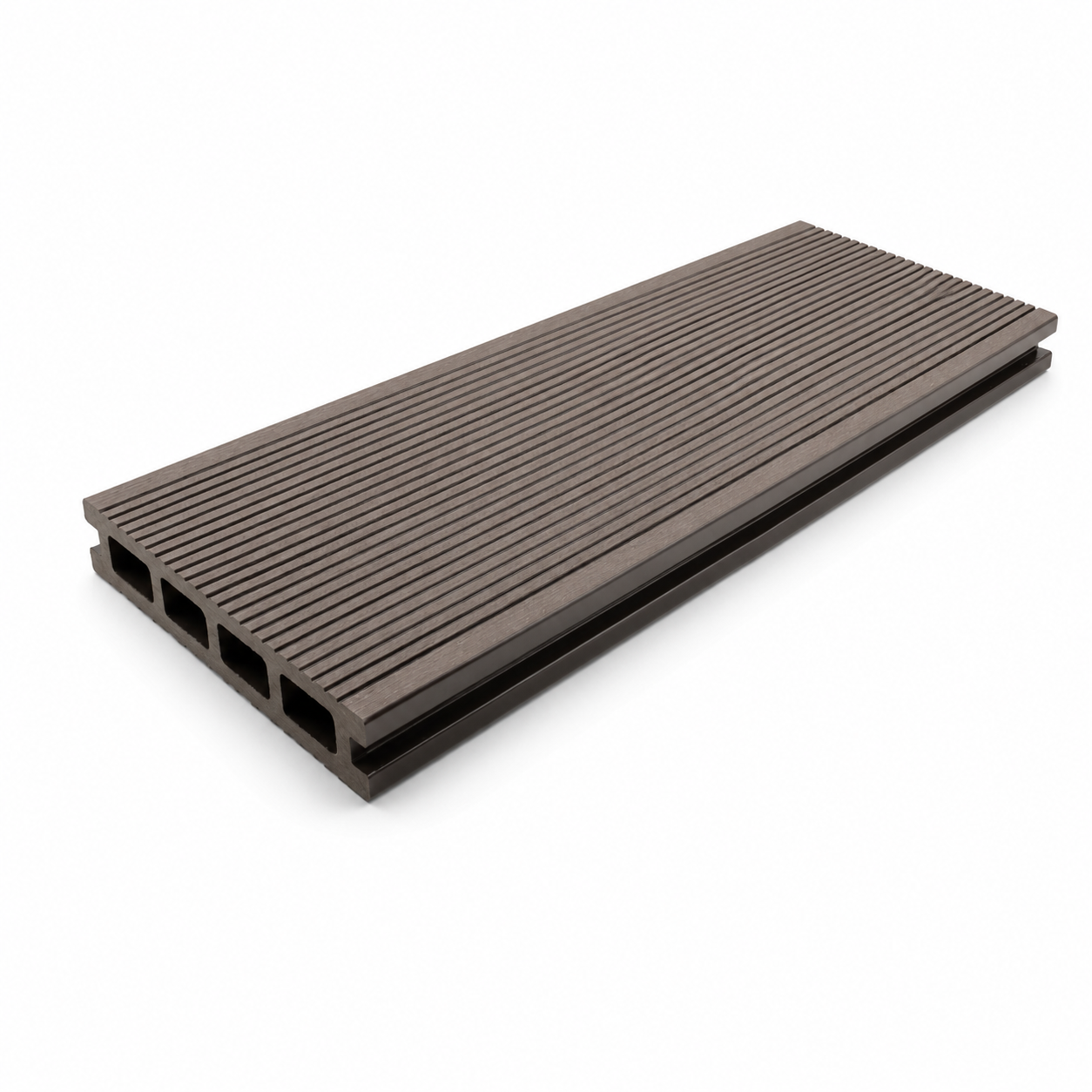 PuraPro™ Square Hole Composite Decking – Walnut – 3900 mm - Image 2