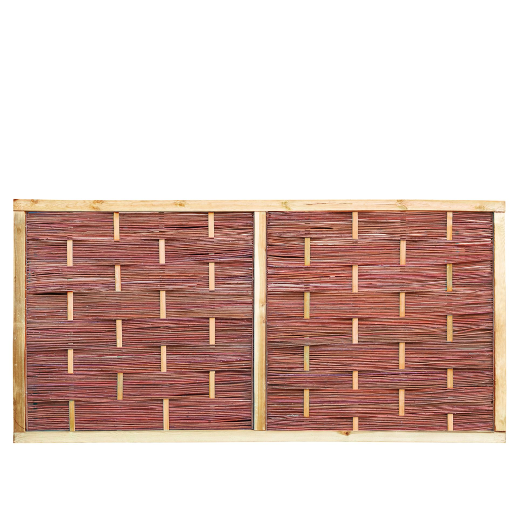 Framed Willow Garden Fence Panel 900 x1800mm | Composite Decking ...