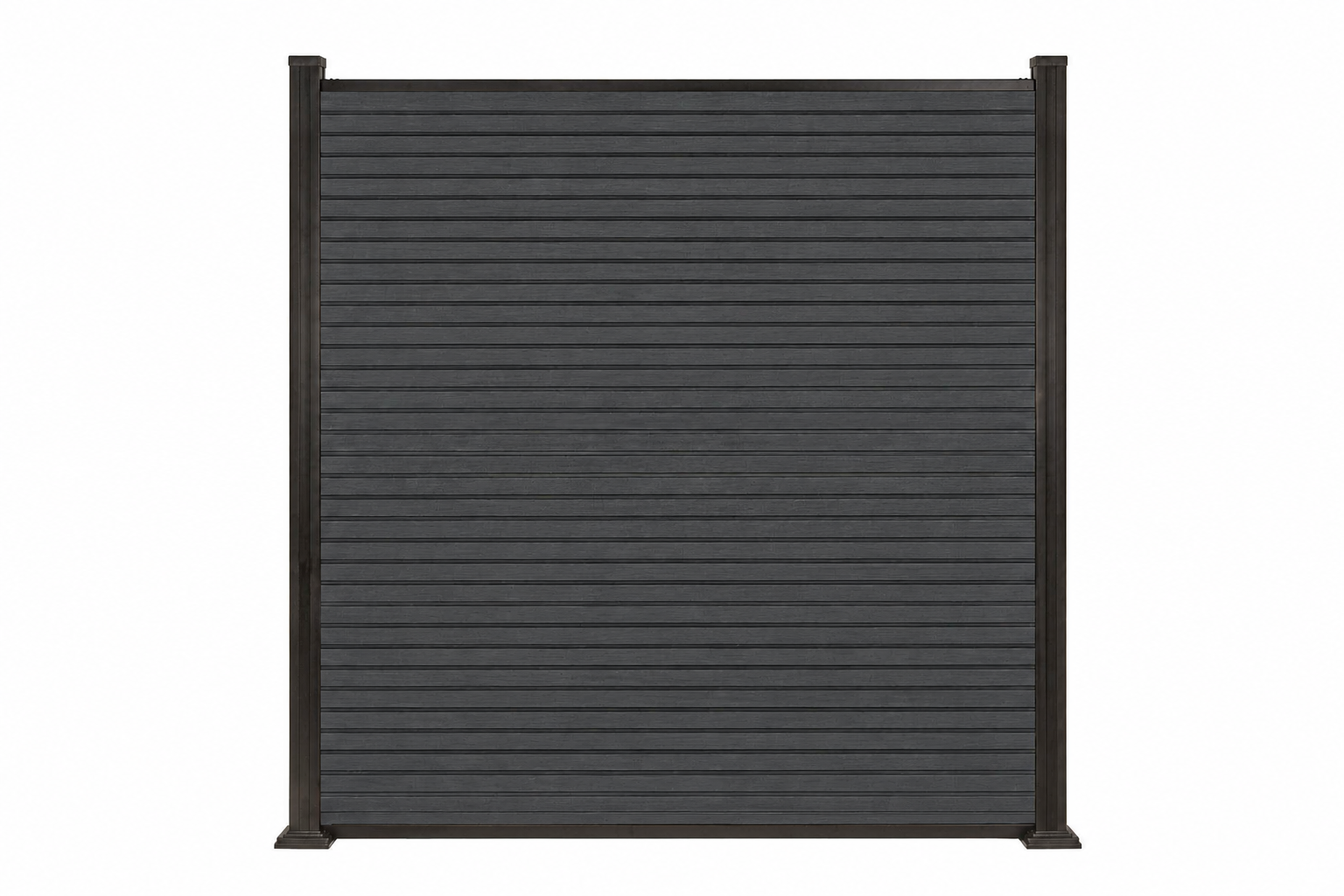 PuraFence™ Royal Slatted Fence Panel Kit – Dark Grey – 2500 mm - Image 2