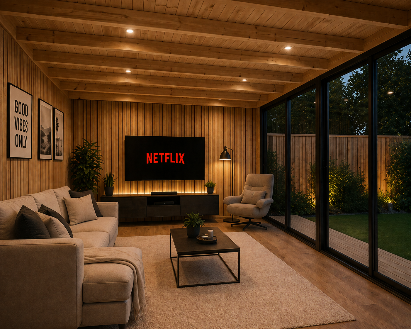 Outdoor Garden Room – Modern Range – 6000 x 3000 - Image 4