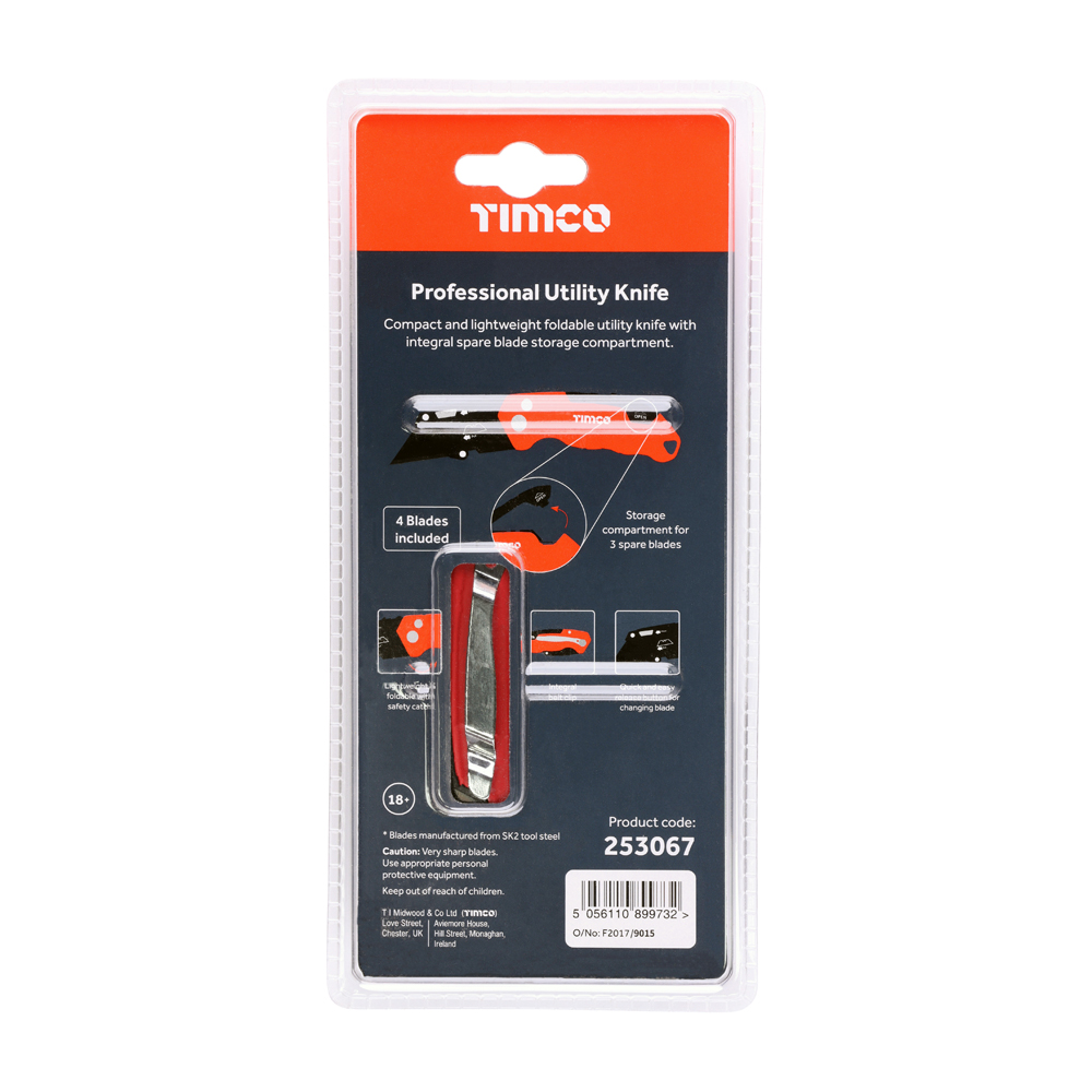 ScrewGrip - Professional Utility Knife 60 x 19 x 0.6