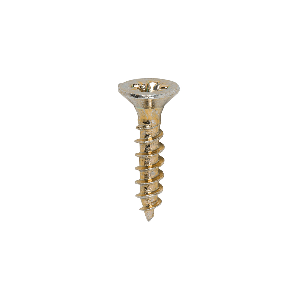 ScrewGrip - Classic Multi-Purpose Screws - PZ - Double Countersunk - Yellow 3.5 x 16