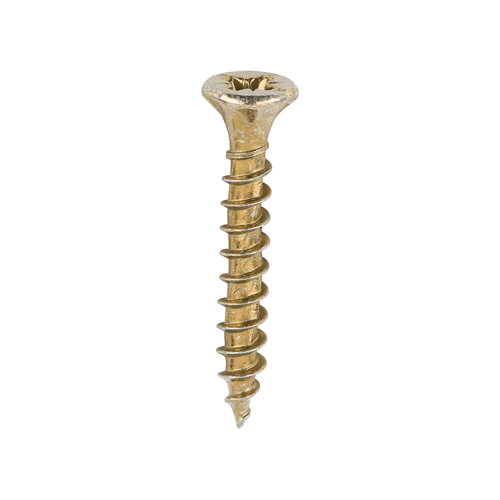 Velocity Premium Multi-Use Screws - PZ - Double Countersunk - Yellow 3.5 x 25 - 200 pieces