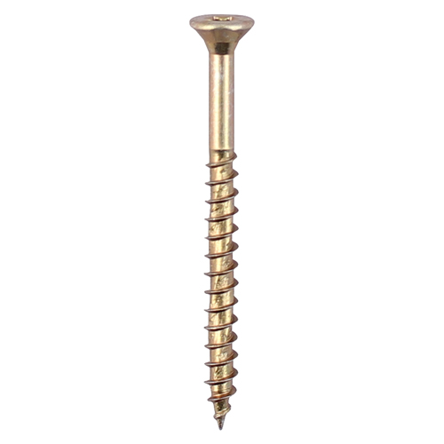 Velocity Premium Multi-Use Screws - PZ - Double Countersunk - Yellow 4.0 x 35