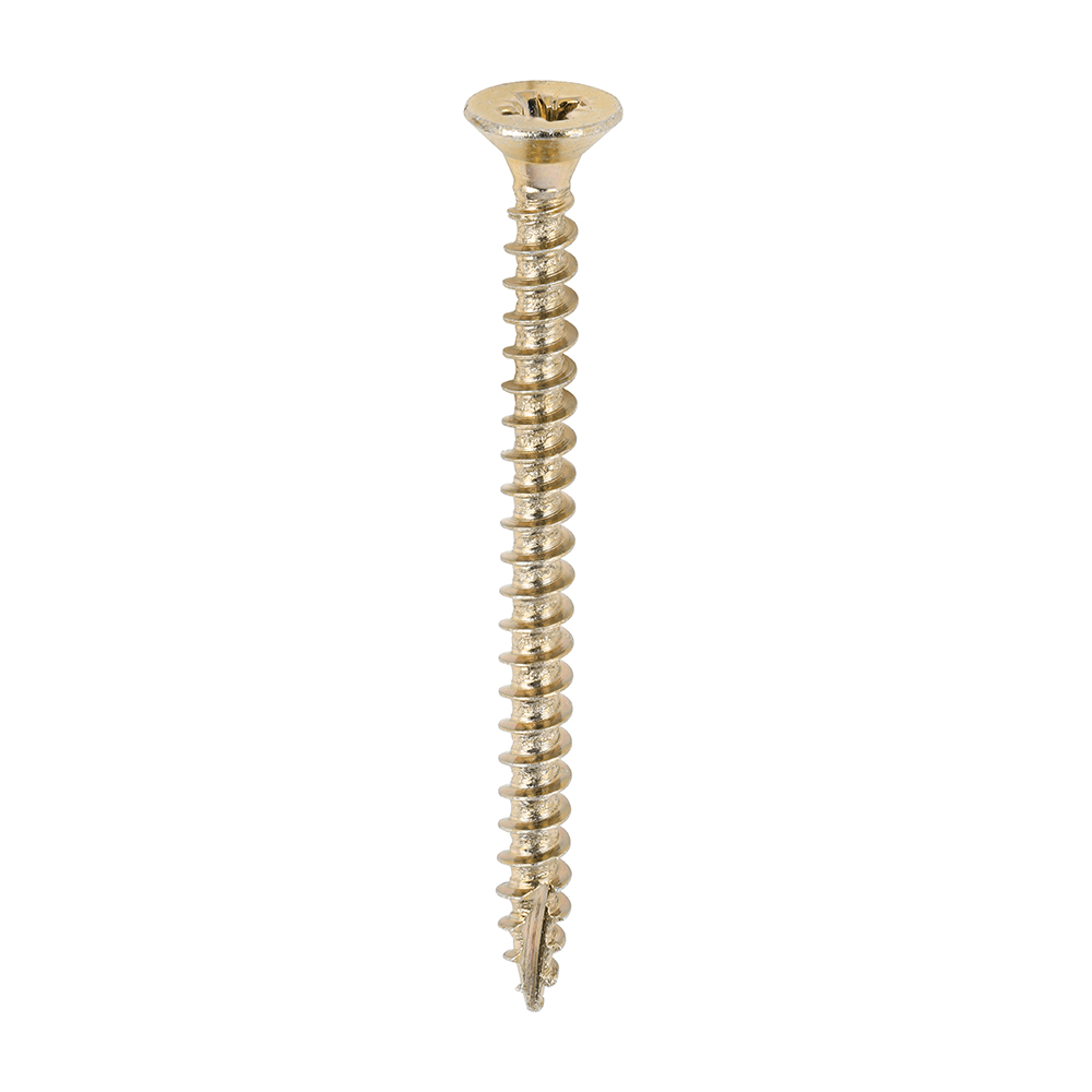 Classic Multi-Purpose Screws - PZ - Double Countersunk - Yellow 4.0 x 50