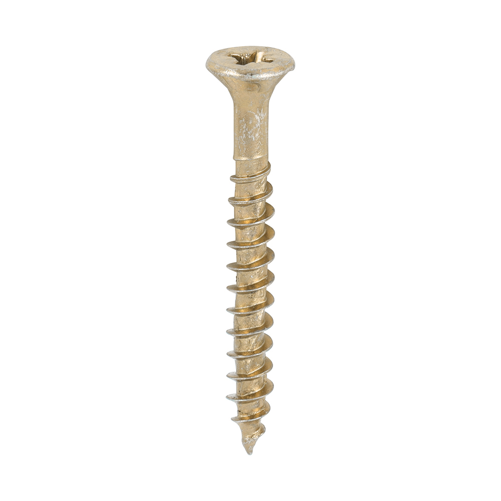 Velocity Premium Multi-Use Screws - PZ - Double Countersunk - Yellow 4.5 x 40