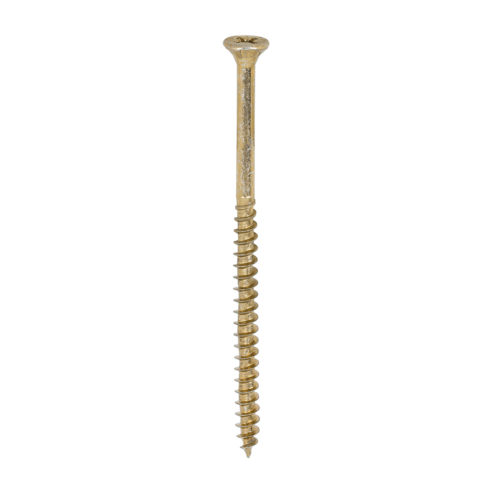 Velocity Premium Multi-Use Screws - PZ - Double Countersunk - Yellow 4.5 x 80