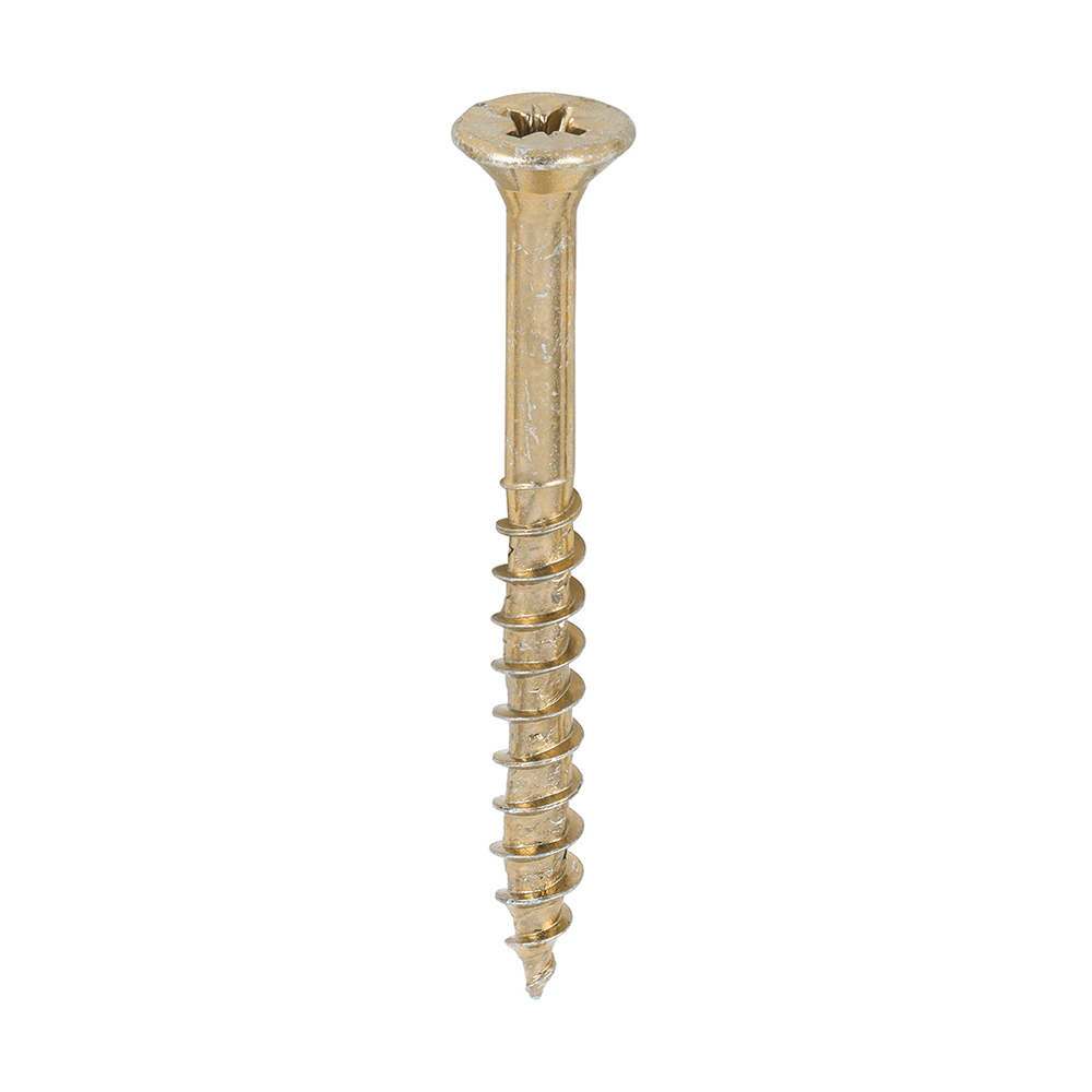 Velocity Premium Multi-Use Screws - PZ - Double Countersunk - Yellow 5.0 x 50