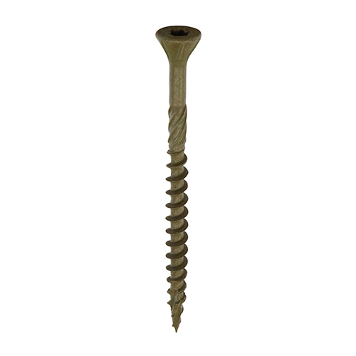 C2 Deck-Fix - TX - Countersunk with Ribs - Twin-Cut - Green 4.5 x 75