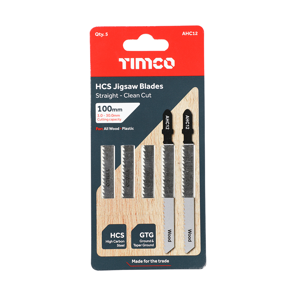 Jigsaw Blades - Wood Cutting - HCS Blades - T101B T101B