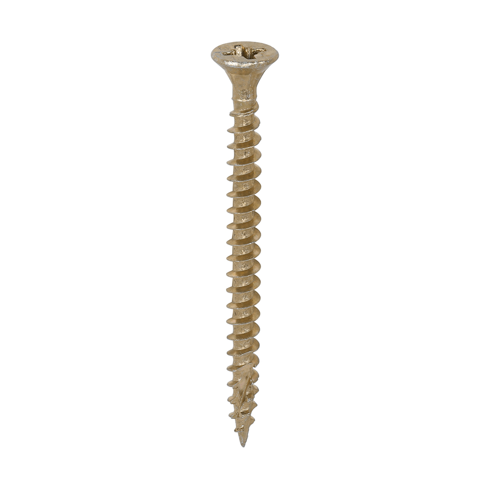 C2 Strong-Fix - PZ - Double Countersunk - Twin-Cut - Yellow 4.0 x 50