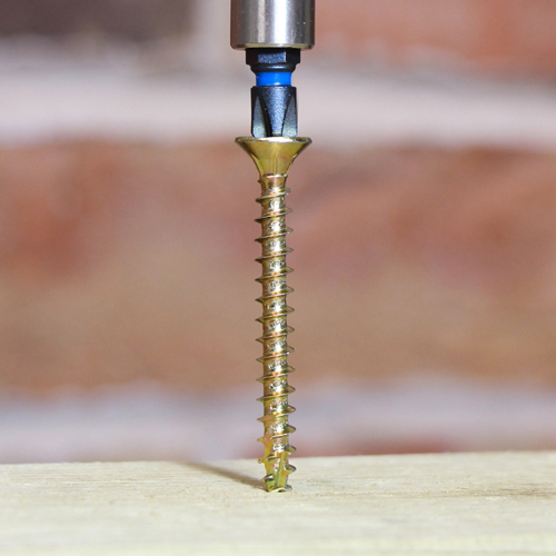 C2 Strong-Fix - PZ - Double Countersunk - Twin-Cut - Yellow 4.0 x 60