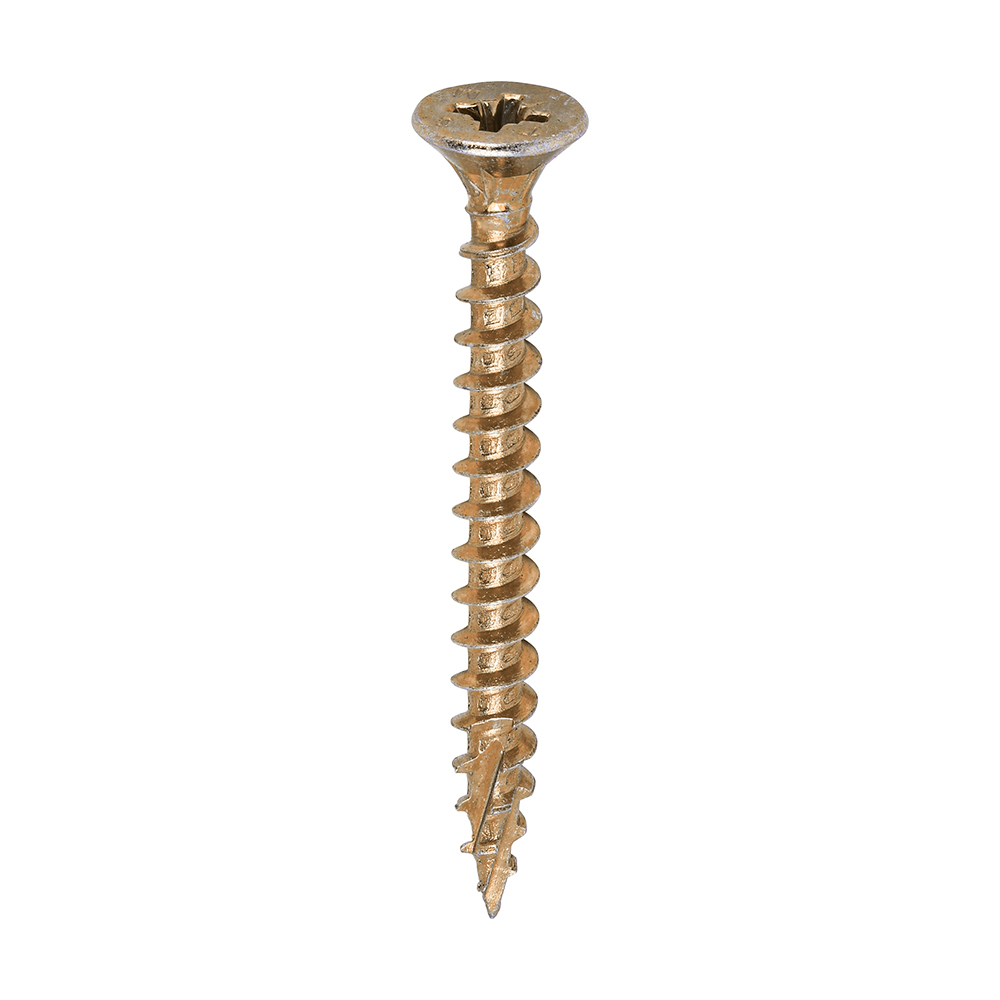 C2 Strong-Fix - PZ - Double Countersunk - Twin-Cut - Yellow 5.0 x 50