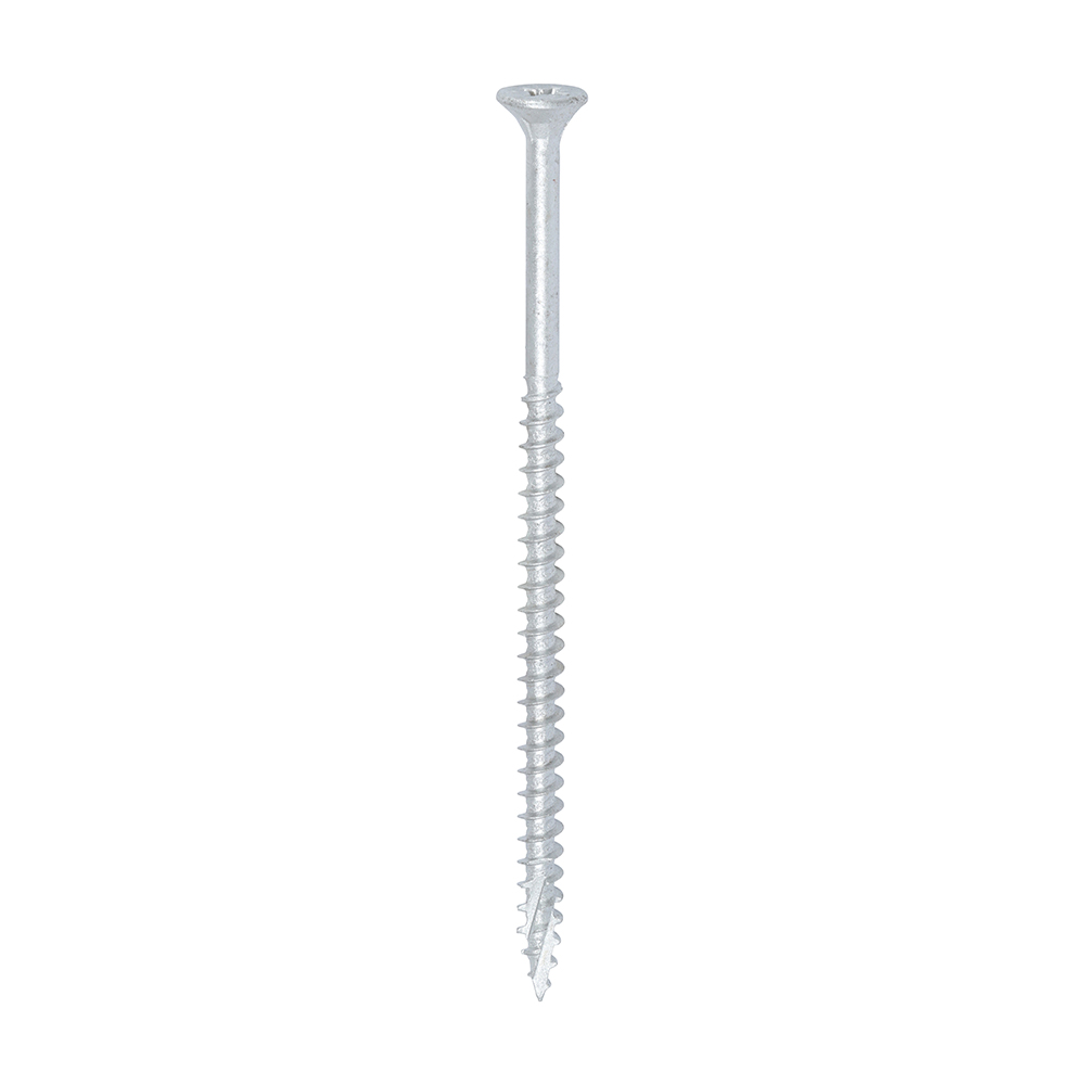 C2 Exterior Strong-Fix - PZ - Double Countersunk with Ribs - Twin-Cut - Silver 5.0 x 100