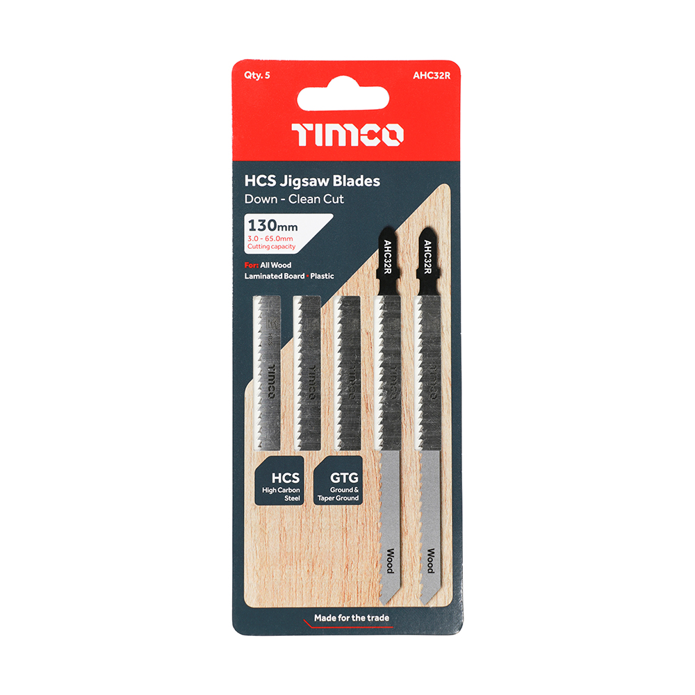Jigsaw Blades - Wood Cutting - HCS Blades - T101BRLong
