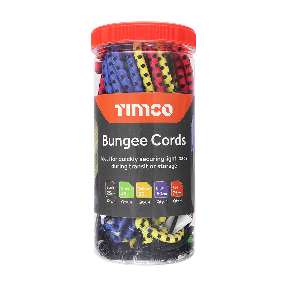 Bungee Cords - Mixed Pack 20pcs