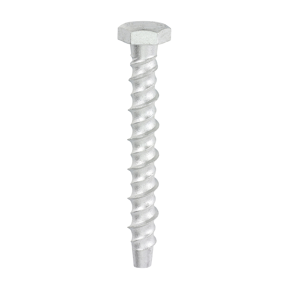 Multi-Fix Masonry Bolts - Hex - Exterior - Silver 8.0 x 75