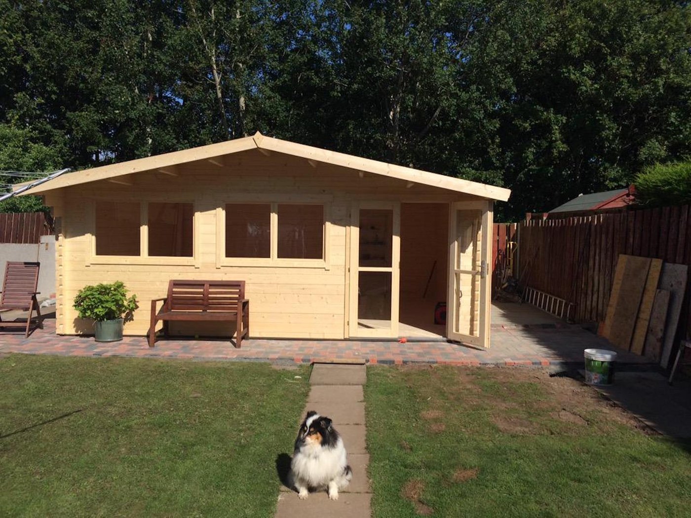 Truss Log Cabin 6m x 5m-D1