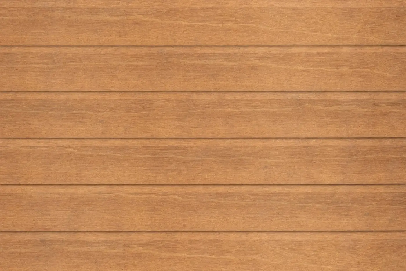 Iroko hardwood cladding boards in a golden-brown shiplap profile installed horizontally.