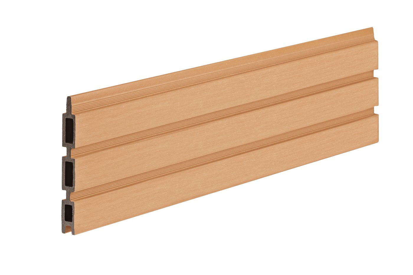 PuraFence™ Royal Slatted Composite Fence Board – Cedar
