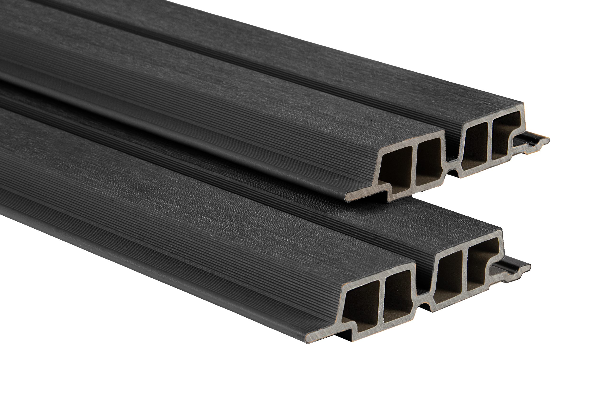 PuraTech™ 55 Double Profile Composite Cladding – Ebony Black – 3900 mm - Image 4