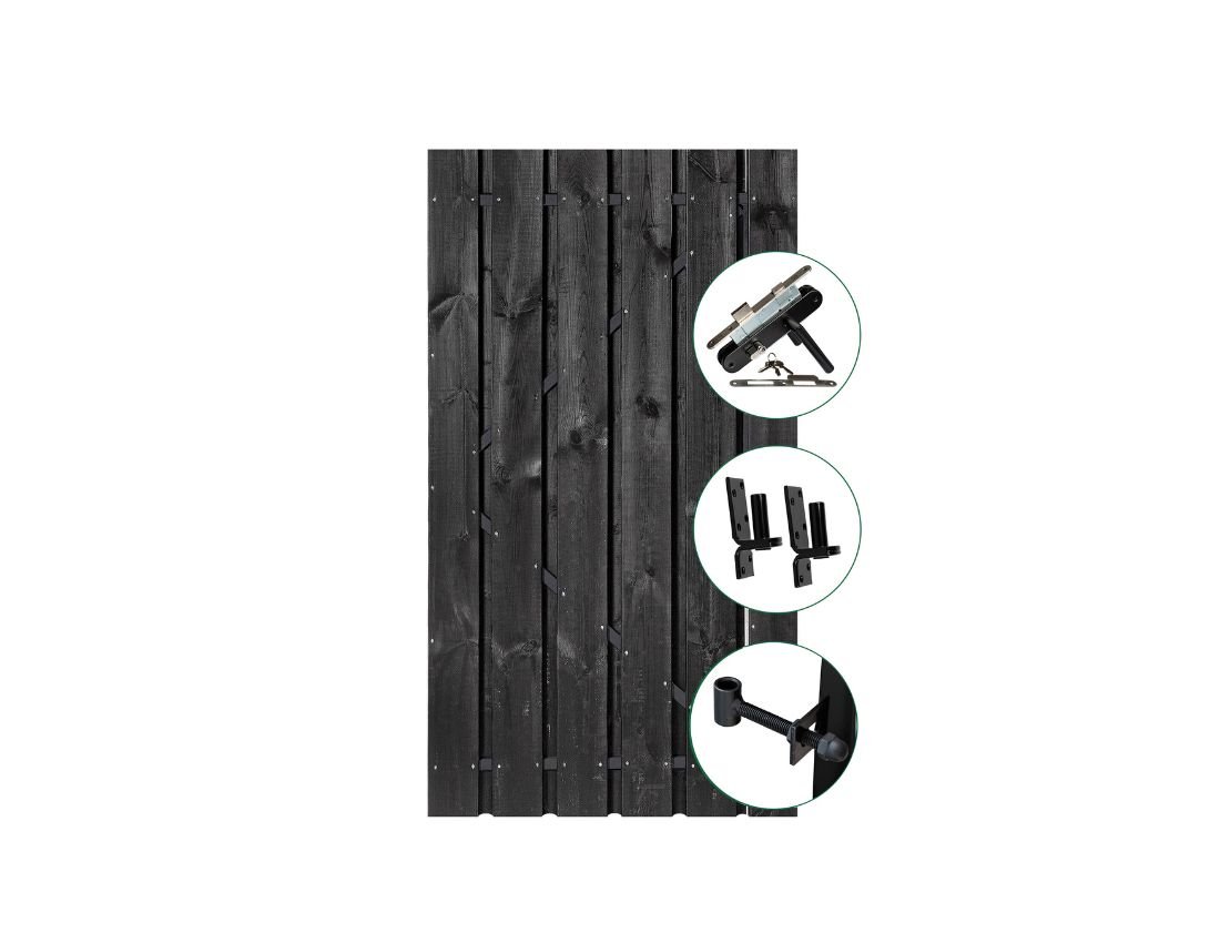 Black Swedish Garden Gate