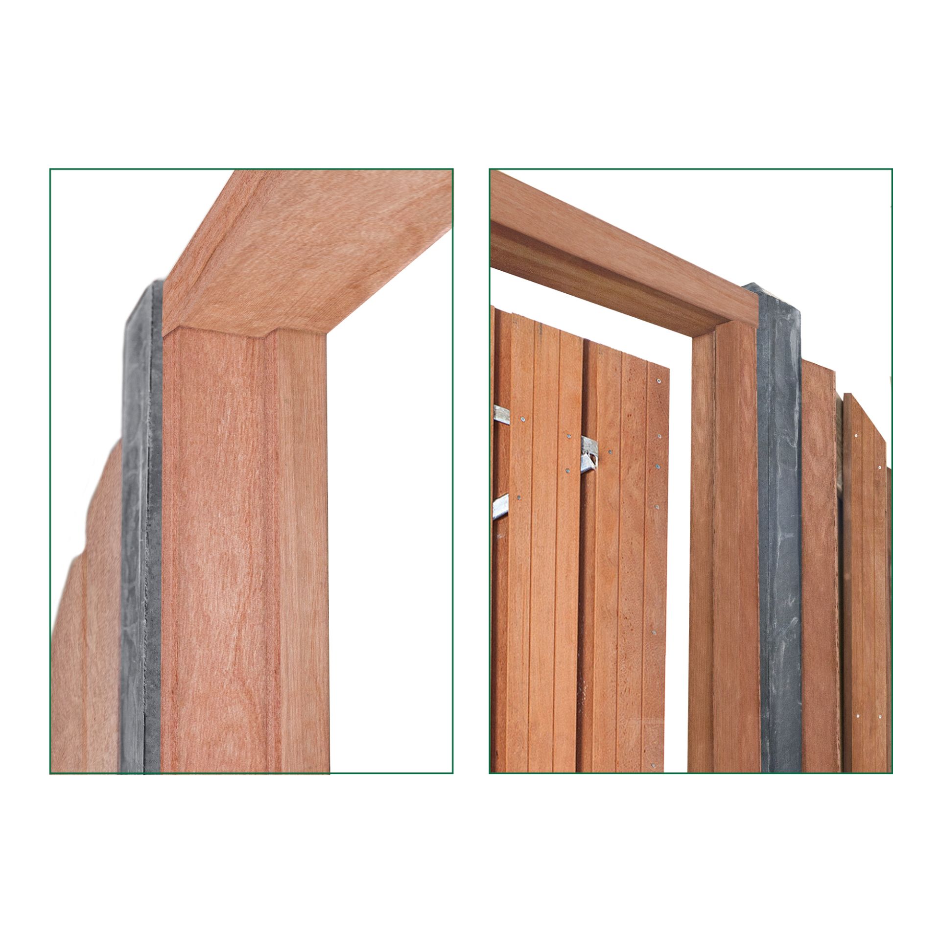 Hardwood Premium Garden Gate Frame (Stop Beam Included)