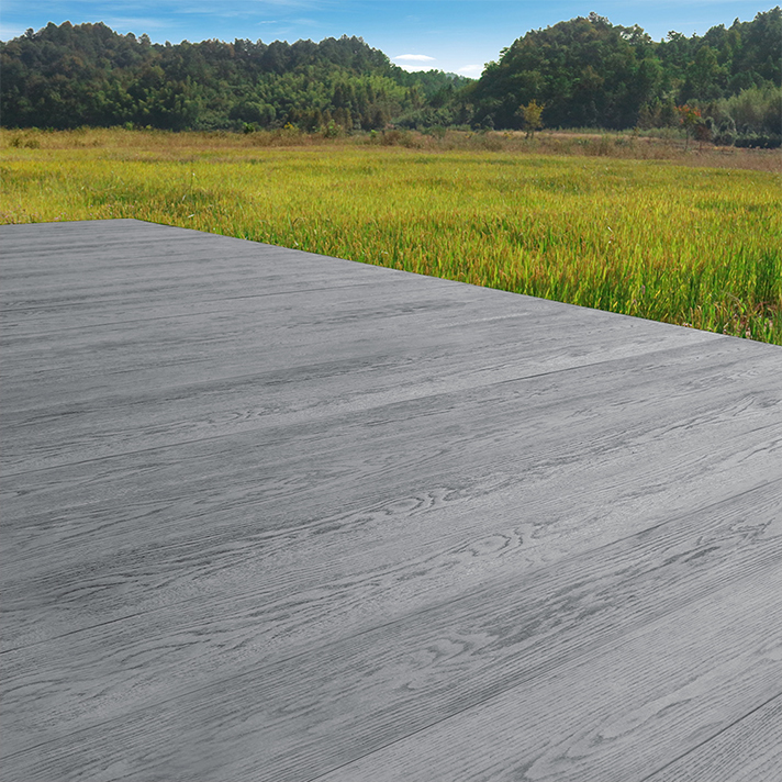 Puraboard™ Solid Composite Decking Board – Refined Grain – Ash Grey - Image 2