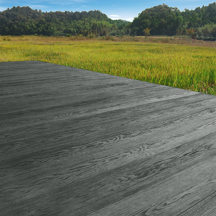 Puraboard™ Solid Composite Decking Board – Refined Grain – Charcoal Black - Image 2