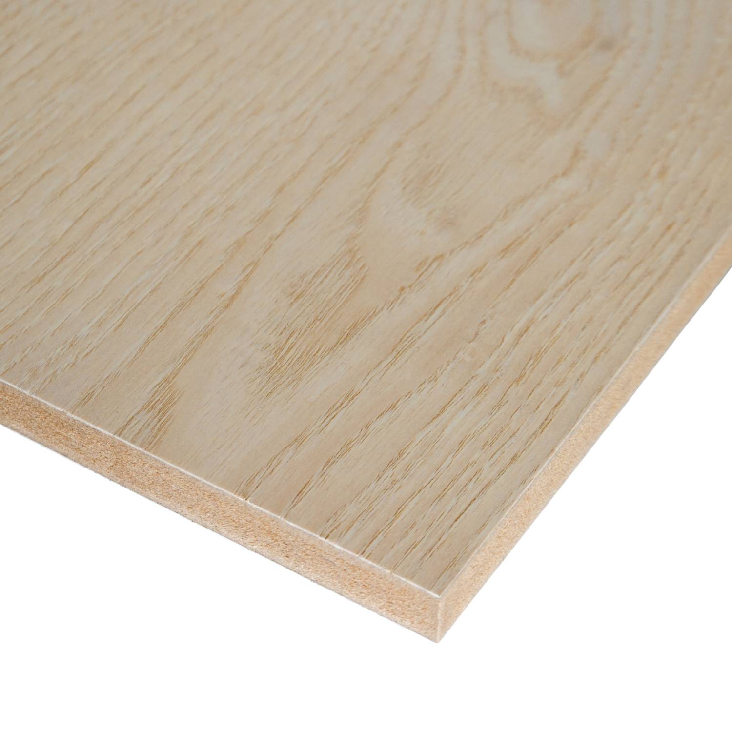 Veneered MDF Board – Ash – Crown Cut, A/B Grade – 2440×1220 mm (8×4') – 19 mm