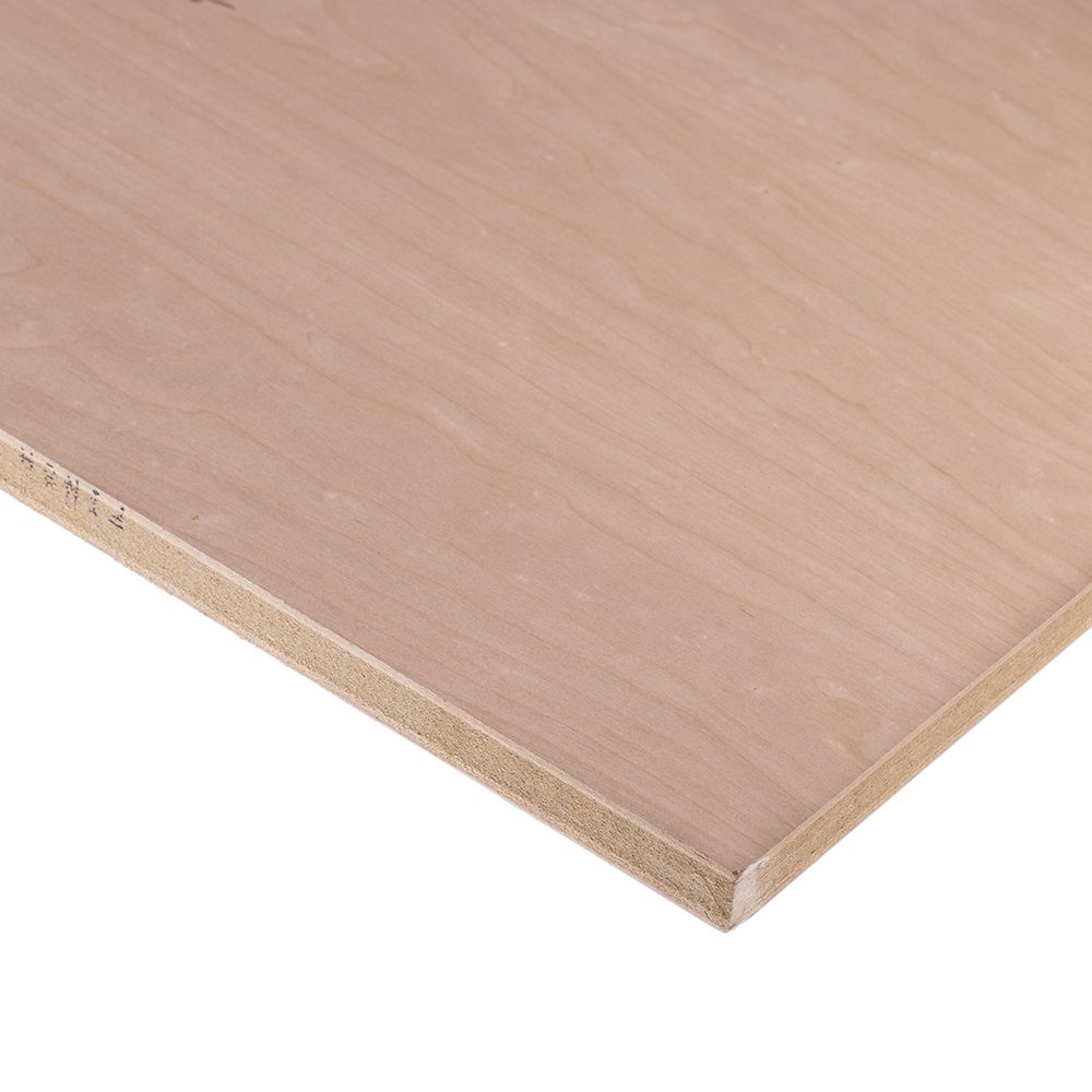 Veneered MDF Board – Cherry – Crown - Cut, A/B Grade – 2440×1220 mm (8×4') – 19 mm