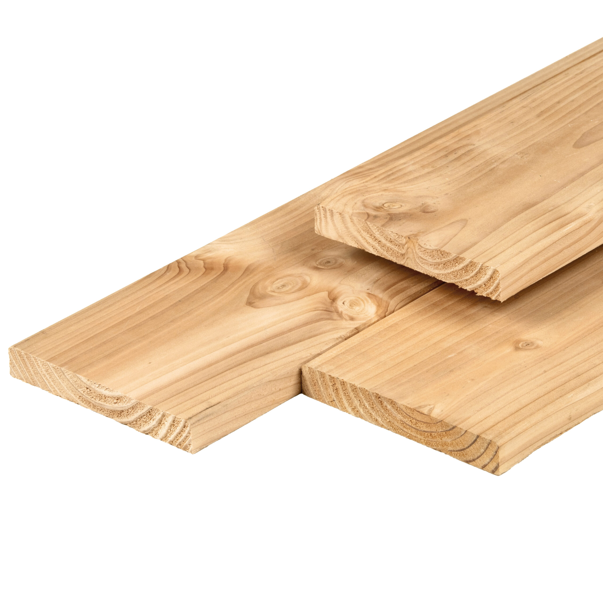 Planed oak timber board, 180 by 28 mm