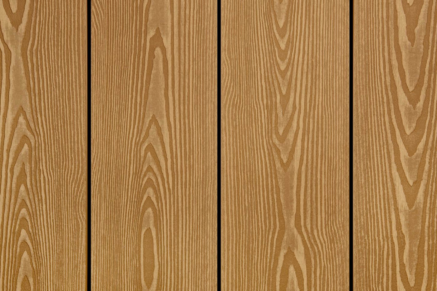 PuraPrime Round Hollow Composite Decking Board - Oak