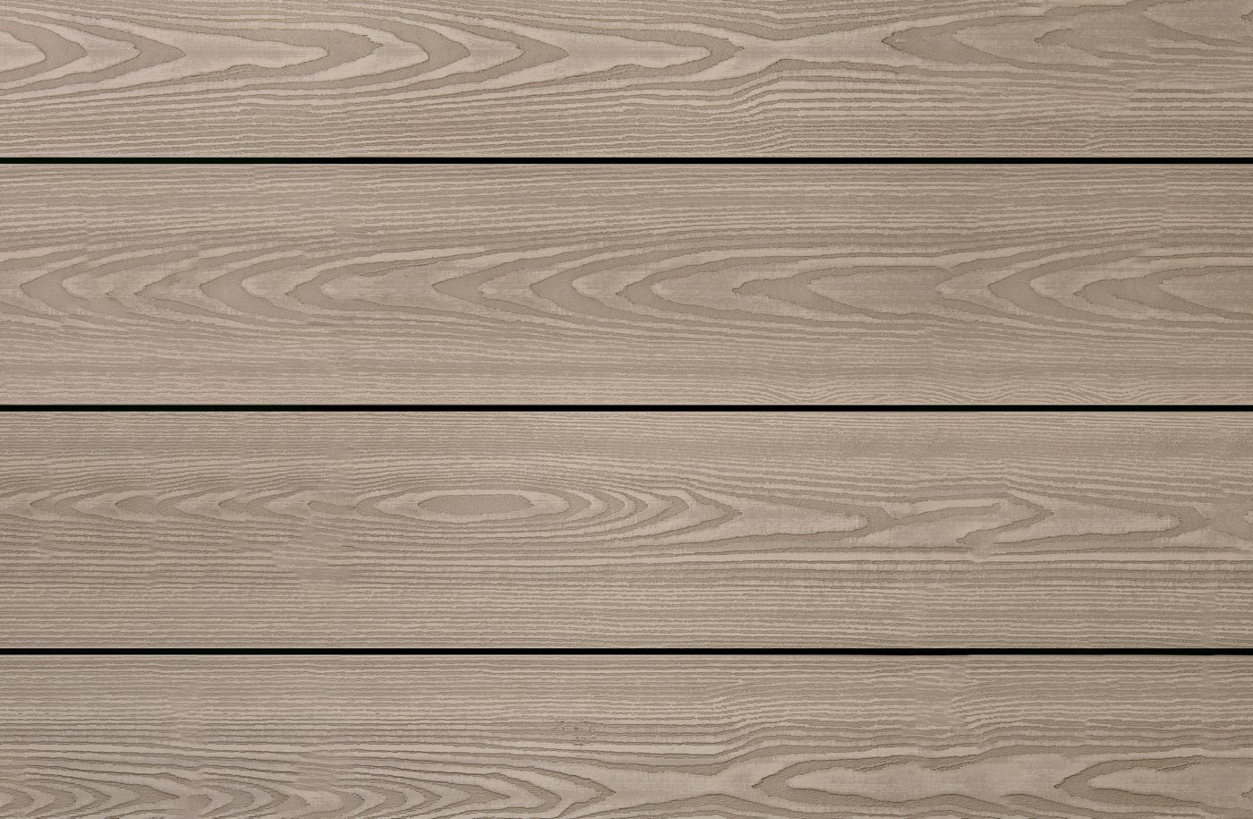 PuraPrime Round Hollow Composite Decking Board - Silver Ash