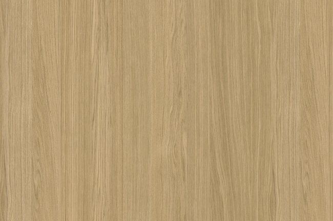 Querkus Allegro oak veneered MDF sheet grain detail showing tight straight quarter cut grain across narrow boards