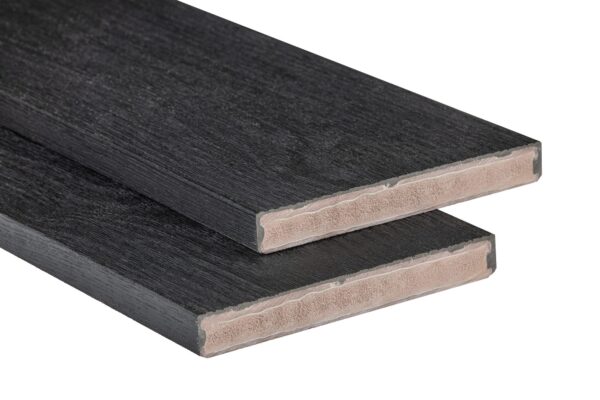 Puraboard decking board, Ebony Black, two boards